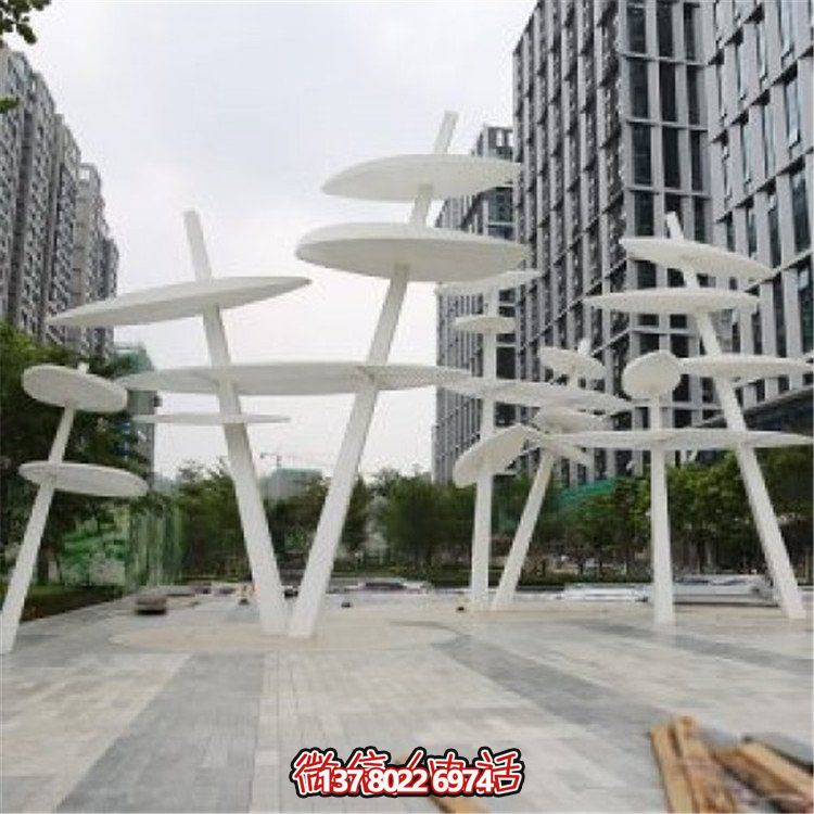 不銹鋼大型樹葉雕塑，為你的戶外景觀創(chuàng)造獨特的創(chuàng)意
