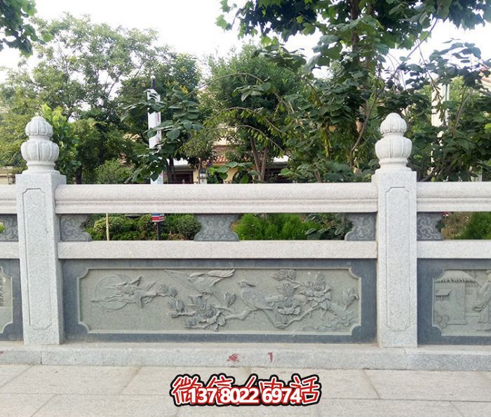 精美石欄系列，搭配園林花園，提升圍欄美感
