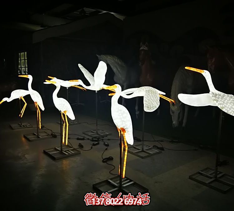 玻璃鋼雕塑景觀亮化，點亮景區園林