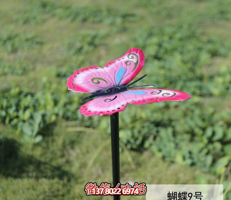 不銹鋼蝴蝶雕塑，創意裝點公園環境