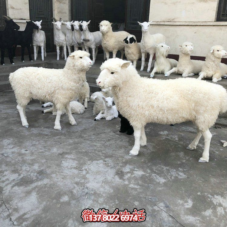 精美仿真動物裝飾雕塑，美化景區游樂場