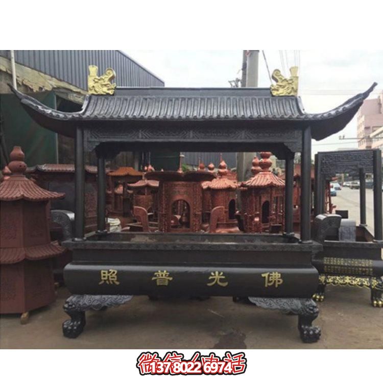 精美銅雕香爐，裝點您的景區(qū)、寺廟、戶外