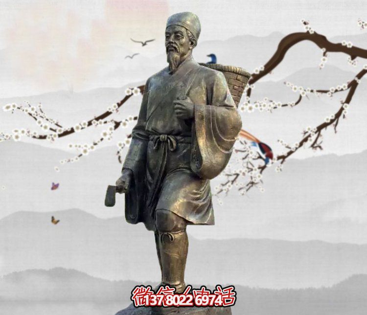 雕塑李時珍的傳奇，緬懷古老的采藥文化
