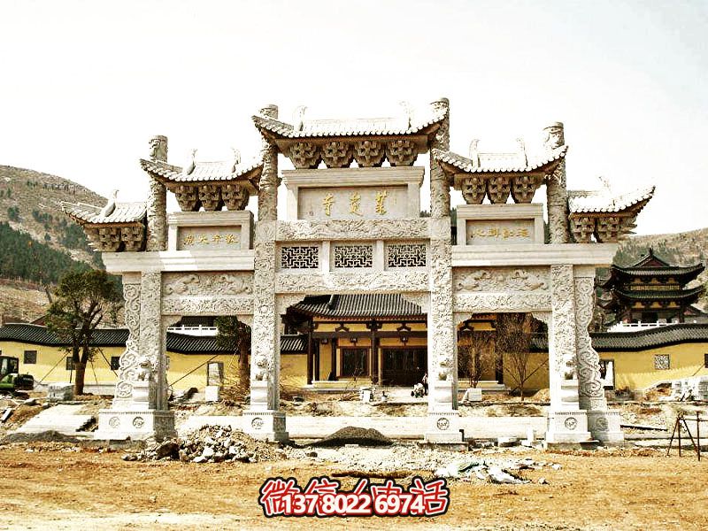 仿古斗拱牌坊,裝點您的景區、寺院門前 仿古斗拱牌坊,裝點您的景區、寺院門前