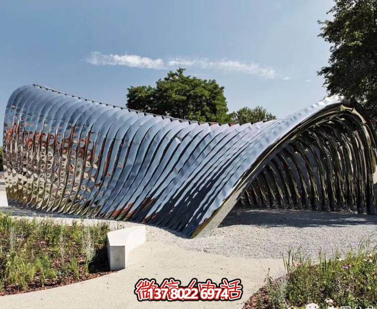 鏡面戶(hù)外園林景觀不銹鋼擺件